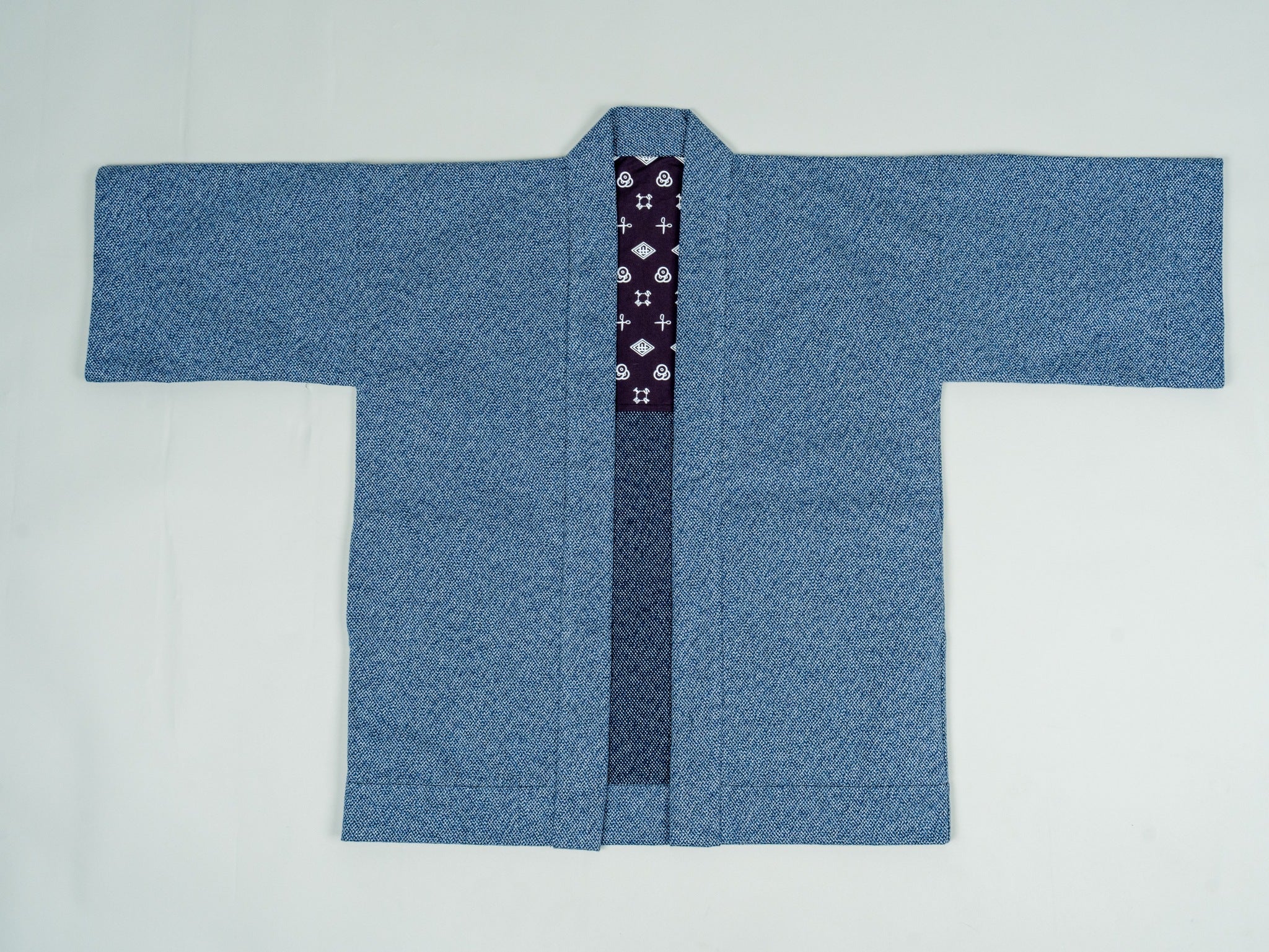 esu出品　纏め売り① 361 Hanten Jacket - 波（NAMI）｜刺子織の半纏ジャケット｜イサミ足袋本舗